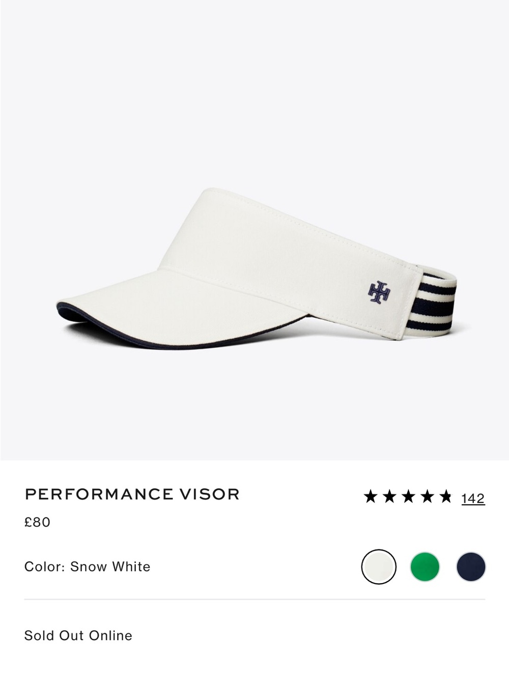 Tory Burch Sport Performance Visor